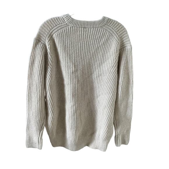 Athleta Crew Sweater Wool Blend Coconut Cascades #632076 Size XS - Picture 6 of 6